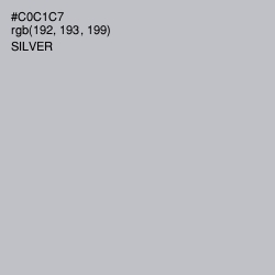 #C0C1C7 - Silver Color Image