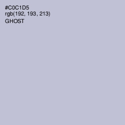 #C0C1D5 - Ghost Color Image