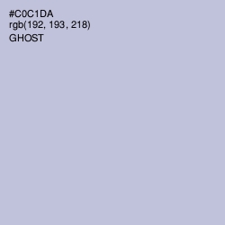 #C0C1DA - Ghost Color Image