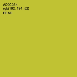 #C0C234 - Pear Color Image