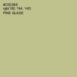 #C0C28E - Pine Glade Color Image