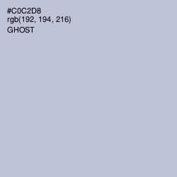 #C0C2D8 - Ghost Color Image