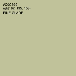 #C0C399 - Pine Glade Color Image
