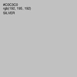 #C0C3C0 - Silver Color Image