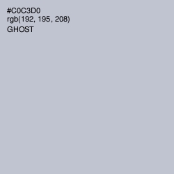 #C0C3D0 - Ghost Color Image