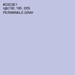 #C0C3E1 - Periwinkle Gray Color Image