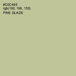 #C0C499 - Pine Glade Color Image