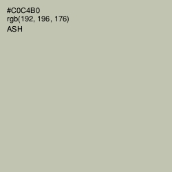 #C0C4B0 - Ash Color Image