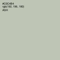 #C0C4B4 - Ash Color Image