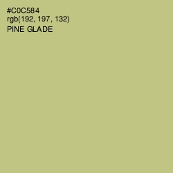 #C0C584 - Pine Glade Color Image