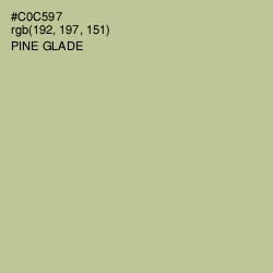 #C0C597 - Pine Glade Color Image