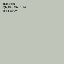 #C0C5B9 - Mist Gray Color Image