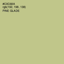 #C0C68A - Pine Glade Color Image