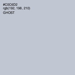 #C0C6D2 - Ghost Color Image