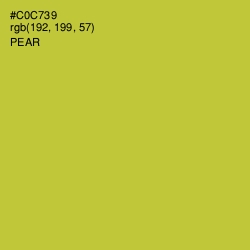 #C0C739 - Pear Color Image