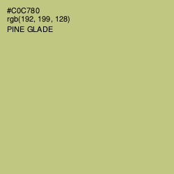 #C0C780 - Pine Glade Color Image