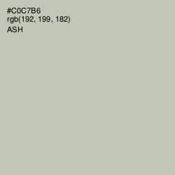 #C0C7B6 - Ash Color Image