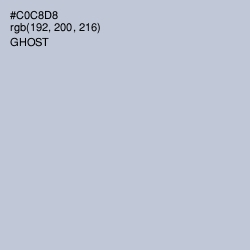 #C0C8D8 - Ghost Color Image