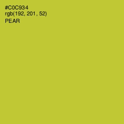 #C0C934 - Pear Color Image