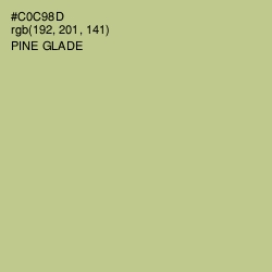 #C0C98D - Pine Glade Color Image