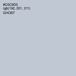 #C0C9D3 - Ghost Color Image
