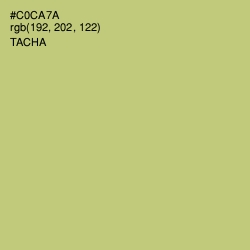 #C0CA7A - Tacha Color Image