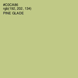 #C0CA86 - Pine Glade Color Image