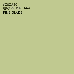 #C0CA90 - Pine Glade Color Image