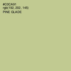 #C0CA91 - Pine Glade Color Image