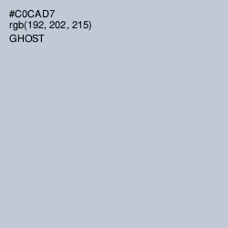 #C0CAD7 - Ghost Color Image