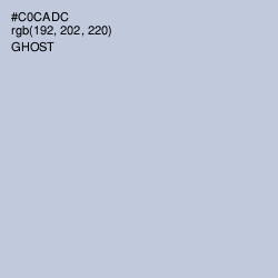 #C0CADC - Ghost Color Image