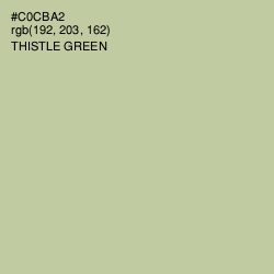 #C0CBA2 - Thistle Green Color Image