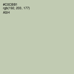 #C0CBB1 - Ash Color Image