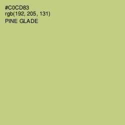 #C0CD83 - Pine Glade Color Image