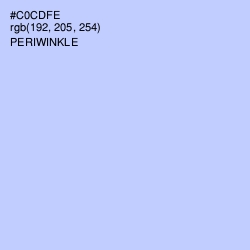 #C0CDFE - Periwinkle Color Image
