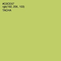#C0CE67 - Tacha Color Image