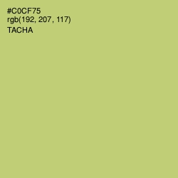 #C0CF75 - Tacha Color Image