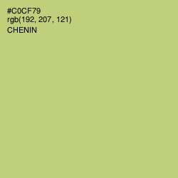 #C0CF79 - Chenin Color Image