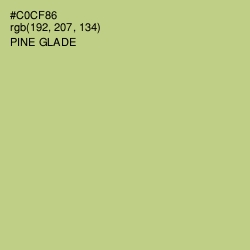 #C0CF86 - Pine Glade Color Image