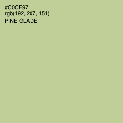 #C0CF97 - Pine Glade Color Image