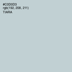 #C0D0D3 - Tiara Color Image