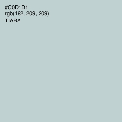 #C0D1D1 - Tiara Color Image