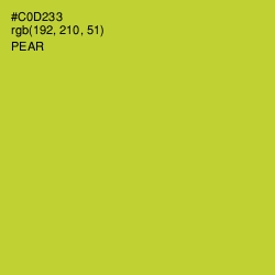 #C0D233 - Pear Color Image