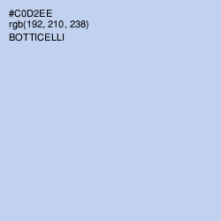 #C0D2EE - Botticelli Color Image