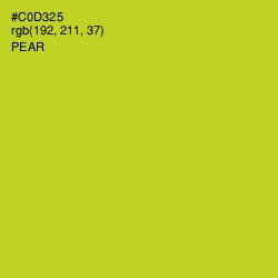 #C0D325 - Pear Color Image