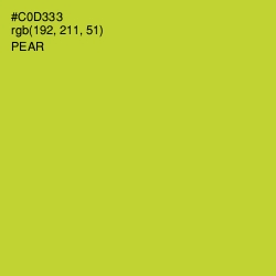 #C0D333 - Pear Color Image