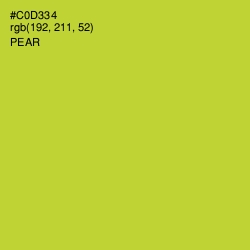 #C0D334 - Pear Color Image