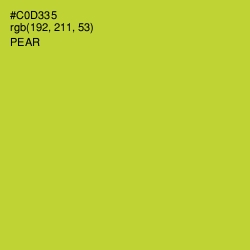 #C0D335 - Pear Color Image