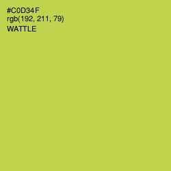 #C0D34F - Wattle Color Image