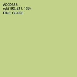 #C0D388 - Pine Glade Color Image